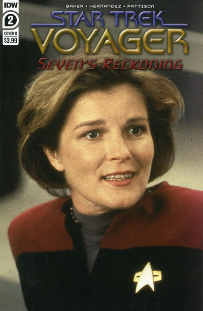 Cover for Star Trek: Voyager - Seven's Reckoning (IDW, 2020 series) #2 [Photo Cover B]
