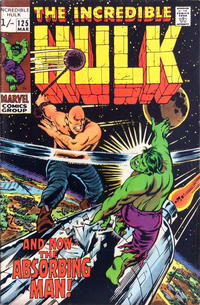 Cover Thumbnail for The Incredible Hulk (Marvel, 1968 series) #125 [British]