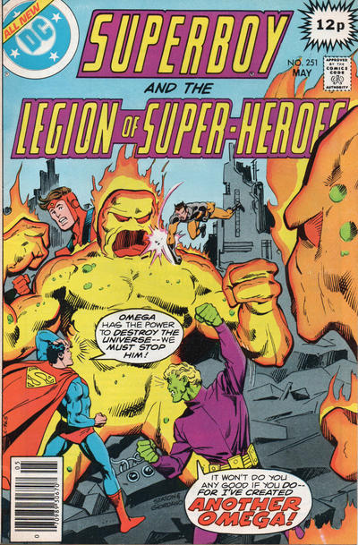 Cover for Superboy & the Legion of Super-Heroes (DC, 1977 series) #251 [British]