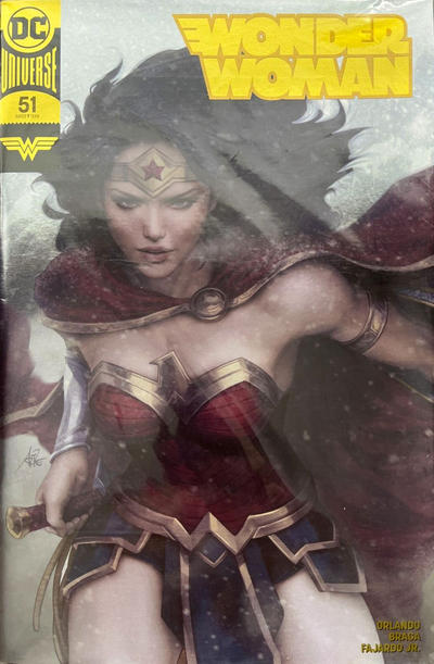Cover for Wonder Woman (DC, 2016 series) #51 [DC Boutique Stanley "Artgerm" Lau Gold Cover]