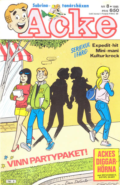 Cover for Acke (Semic, 1969 series) #8/1985