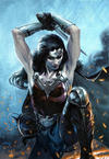 Cover for Wonder Woman (DC, 2016 series) #750 [Bulletproof Comics and Games Gabriele Dell’Otto Virgin Cover]