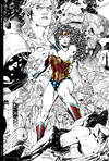 Cover for Wonder Woman (DC, 2016 series) #750 [Torpedo Comics Jim Lee Limited Color Right Side Cover]
