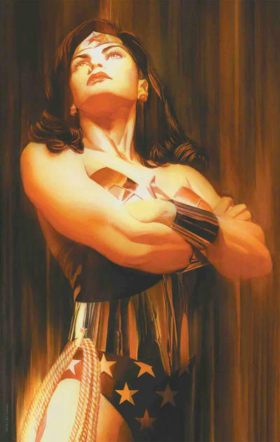 Cover for Wonder Woman (DC, 2016 series) #750 [Alex Ross Shadows Cover]