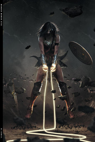 Cover for Wonder Woman (DC, 2016 series) #750 [Planet Awesome Bosslogic Virgin Cover]