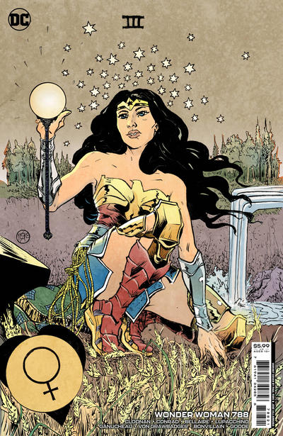 Cover for Wonder Woman (DC, 2016 series) #788 [Paul Pope Cardstock Variant Cover]