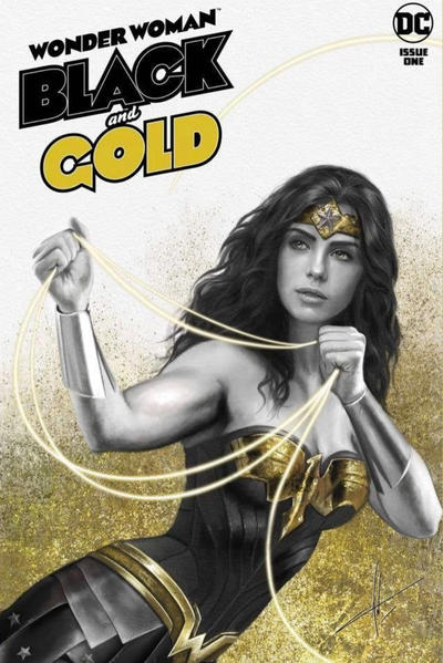 Cover for Wonder Woman Black & Gold (DC, 2021 series) #1 [Comics Elite Carla Cohen Cover]
