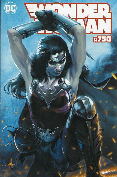 Cover for Wonder Woman (DC, 2016 series) #750 [Bulletproof Comics and Games Gabriele Dell’Otto Trade Dress Cover]