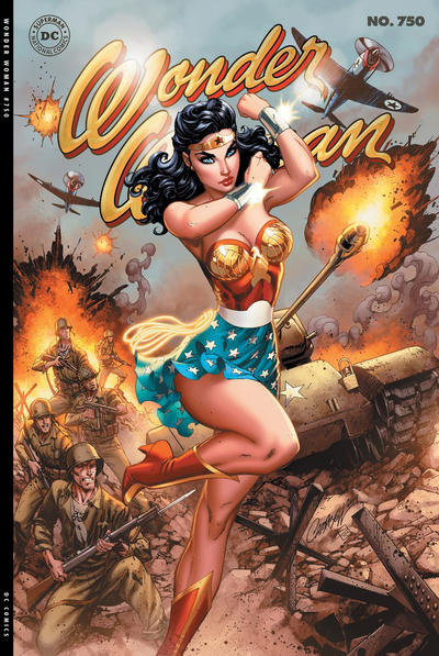 Cover for Wonder Woman (DC, 2016 series) #750 [J. Scott Campbell "World War II" Cover]