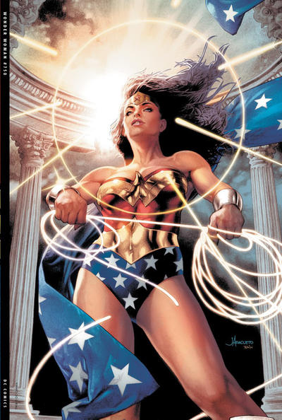 Cover for Wonder Woman (DC, 2016 series) #750 [Unknown Comics Jay Anacleto Virgin Cover]