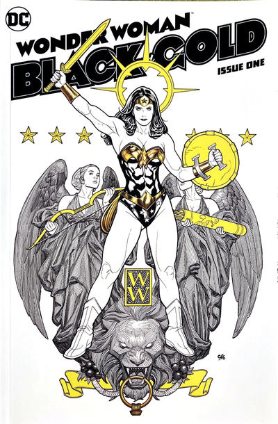 Cover for Wonder Woman Black & Gold (DC, 2021 series) #1 [New York Comic Con Frank Cho Cover]