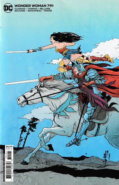 Cover for Wonder Woman (DC, 2016 series) #791 [Paul Pope Cardstock Variant Cover]