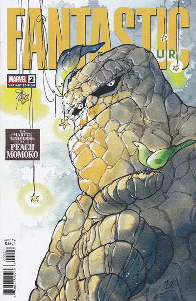 Cover for Fantastic Four (Marvel, 2023 series) #2 (695) [Peach Momoko Variant]