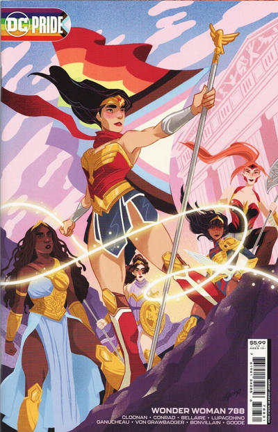 Cover for Wonder Woman (DC, 2016 series) #788 [Nicole Goux DC Pride Cardstock Variant Cover]