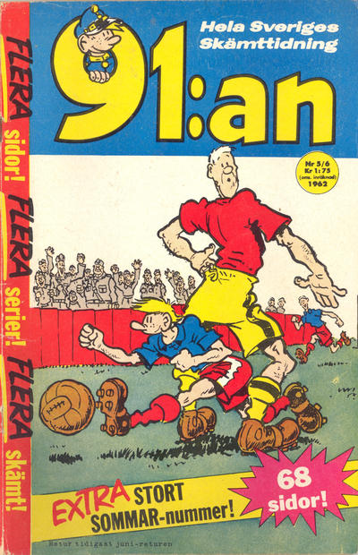 Cover for 91:an (Åhlén & Åkerlunds, 1956 series) #5-6/1962