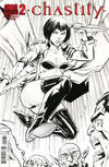 Cover for Chastity (Dynamite Entertainment, 2014 series) #2 [Incentive Tim Seeley Black and White Variant]