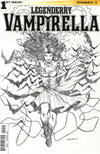 Cover Thumbnail for Legenderry: Vampirella (2015 series) #1 [Cover D B&W Incentive Sergio Fernandez Davila]