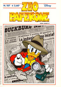 Cover Thumbnail for Zio Paperone (Disney Italia, 1990 series) #187