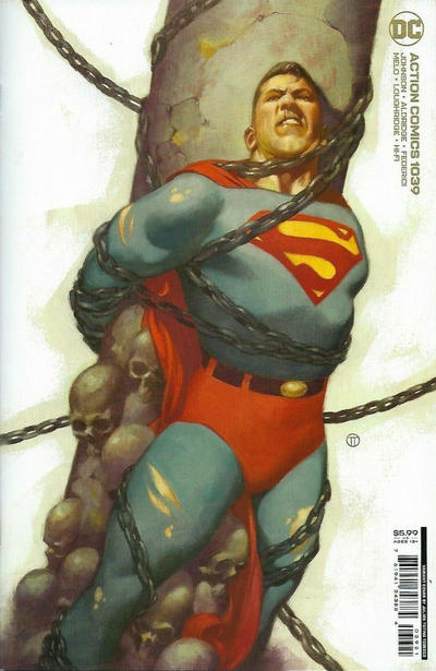 Cover for Action Comics (DC, 2011 series) #1039 [Julian Totino Tedesco Cardstock Variant Cover]