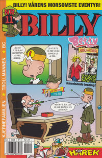 Cover Thumbnail for Billy (Hjemmet / Egmont, 1998 series) #11/2000