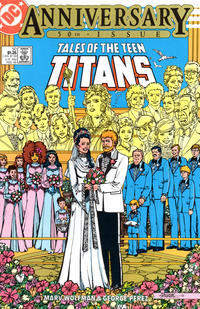 Cover for Tales of the Teen Titans (DC, 1984 series) #50 [Direct]