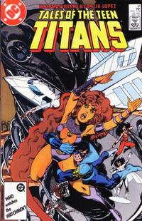 Cover Thumbnail for Tales of the Teen Titans (DC, 1984 series) #81 [Direct]