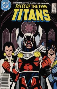 Cover Thumbnail for Tales of the Teen Titans (DC, 1984 series) #89 [Newsstand]