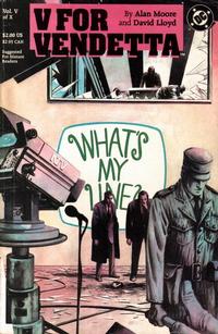 Cover Thumbnail for V for Vendetta (DC, 1988 series) #5