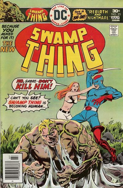Cover for Swamp Thing (DC, 1972 series) #23