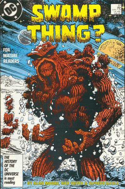 Cover for Swamp Thing (DC, 1985 series) #57 [Direct]