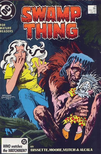 Cover for Swamp Thing (DC, 1985 series) #59 [Direct]