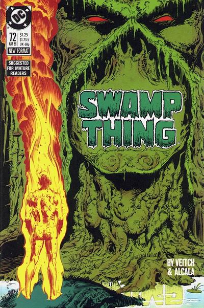 Cover for Swamp Thing (DC, 1985 series) #72
