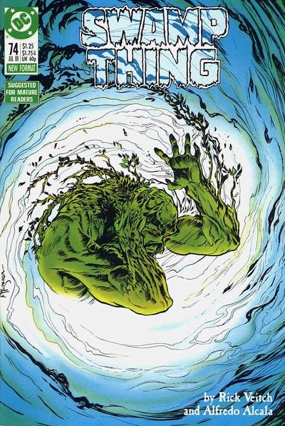 Cover for Swamp Thing (DC, 1985 series) #74