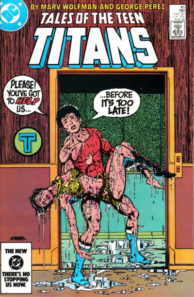 Cover for Tales of the Teen Titans (DC, 1984 series) #45 [Direct]