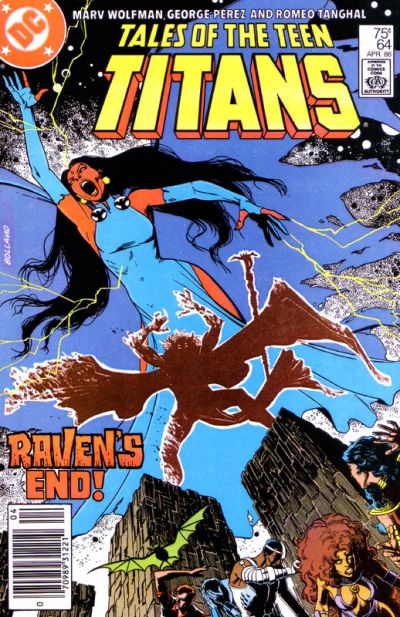 Cover for Tales of the Teen Titans (DC, 1984 series) #64 [Newsstand]
