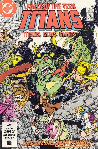 Cover for Tales of the Teen Titans (DC, 1984 series) #67 [Direct]