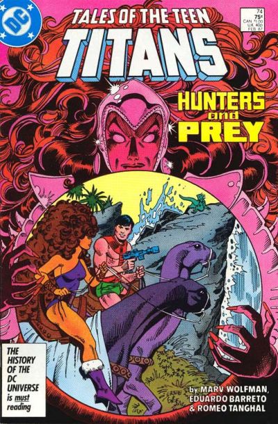 Cover for Tales of the Teen Titans (DC, 1984 series) #74 [Direct]