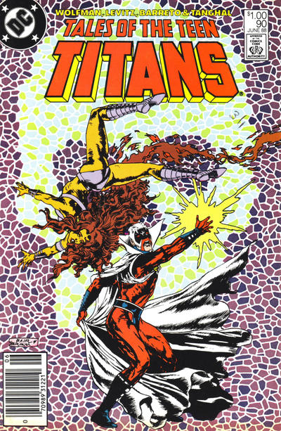 Cover for Tales of the Teen Titans (DC, 1984 series) #90 [Newsstand]