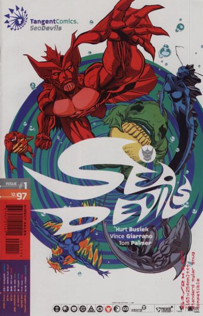 Cover for Tangent Comics / Sea Devils (DC, 1997 series) #1