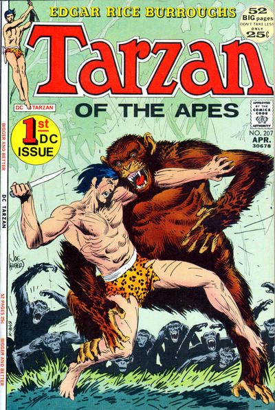 Cover for Tarzan (DC, 1972 series) #207