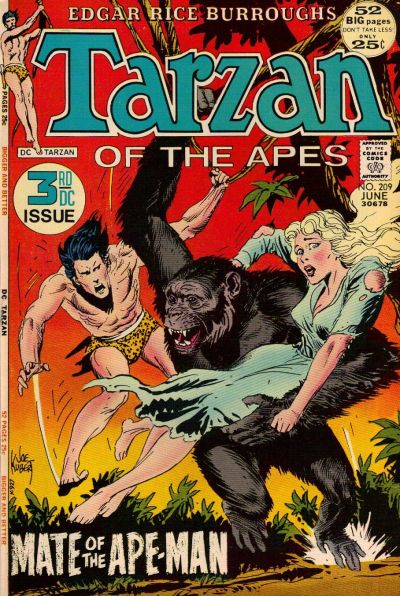Cover for Tarzan (DC, 1972 series) #209