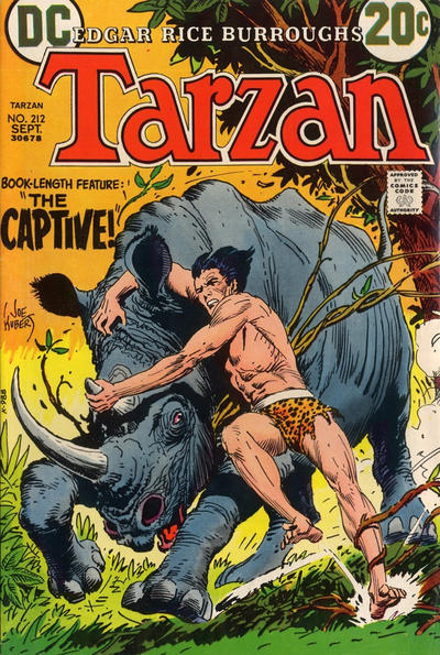 Cover for Tarzan (DC, 1972 series) #212