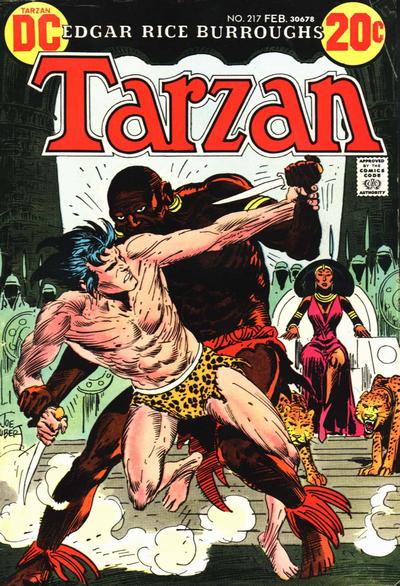 Cover for Tarzan (DC, 1972 series) #217