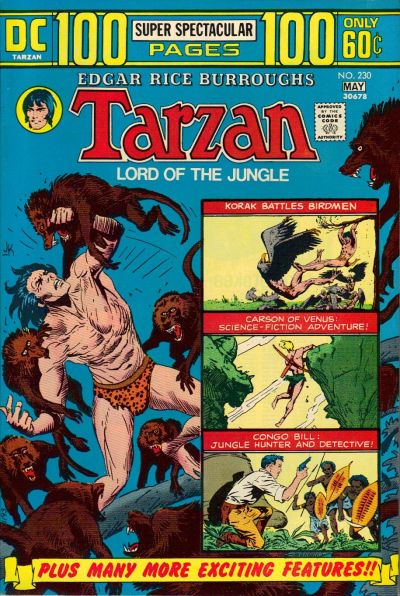 Cover for Tarzan (DC, 1972 series) #230