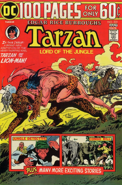 Cover for Tarzan (DC, 1972 series) #231