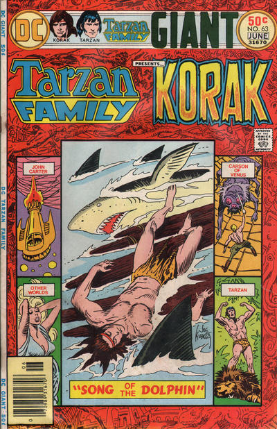 Cover for The Tarzan Family (DC, 1975 series) #63