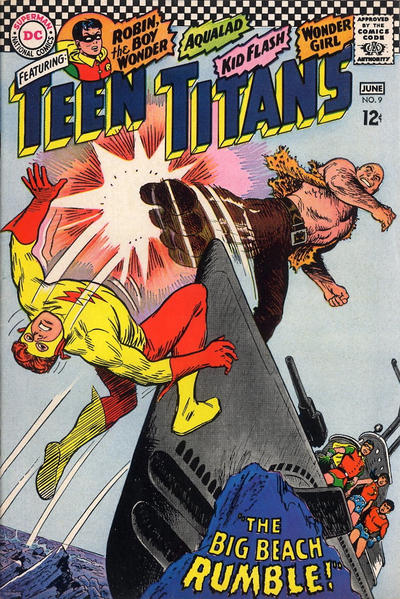 Cover for Teen Titans (DC, 1966 series) #9