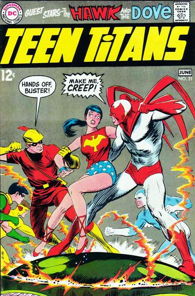 Cover for Teen Titans (DC, 1966 series) #21