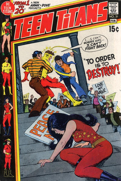 Cover for Teen Titans (DC, 1966 series) #31