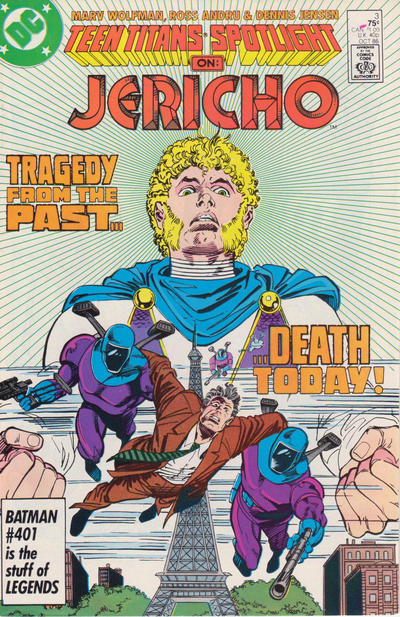 Cover for Teen Titans Spotlight (DC, 1986 series) #3 [Direct]